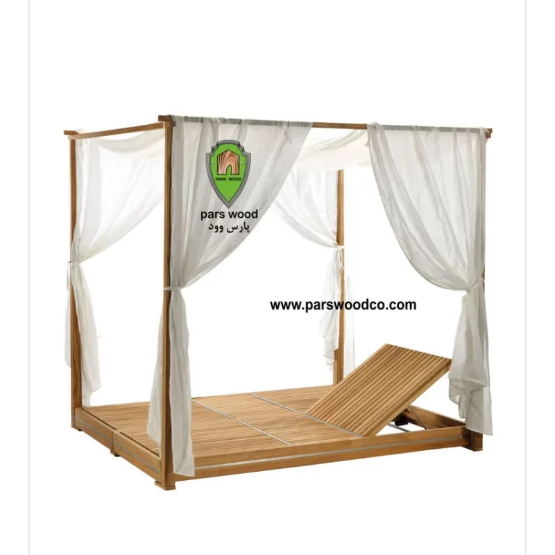 پرگولای چوبی مدل پریا برند پارس وود-1